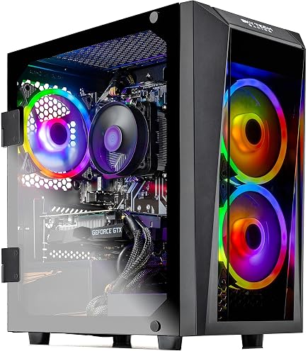 STGAubron Gaming PC Desktop, GeForce RTX 2060 Super 8G, AMD Ryzen